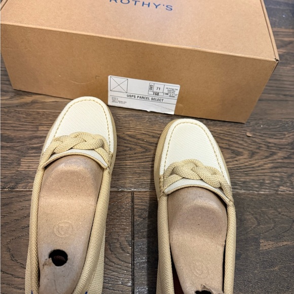 Rothy's Women's The Braid Driver loafers in Cappuccino. - Picture 9 of 12